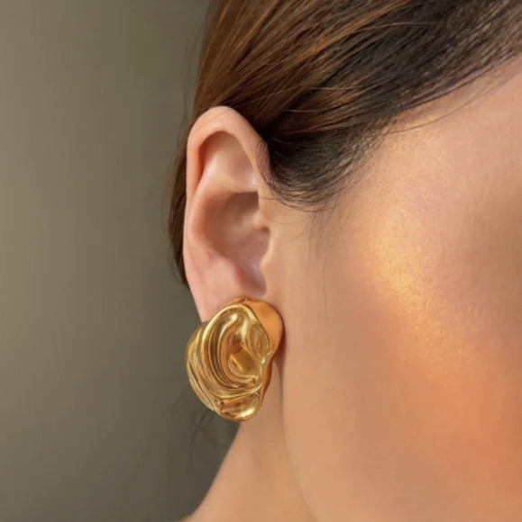 Gold Statement Earrings